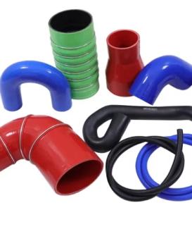 high pressure plys reinforced Red color silicone intercooler hose